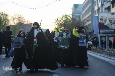 مراسم تشیع پیکر شهید سپهبد حاج قاسم سلیمانی در دانشگاه تهران