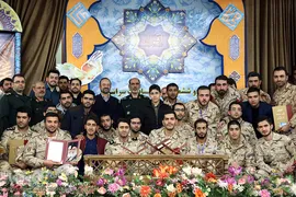 مراسم اختتامیه سی و ششمین دوره مسابقات قرآن کارکنان پایور و وظیفه سپاه