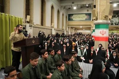 دیدار هزاران نفر از دانش‌آموزان و دانشجویان با رهبر انقلاب