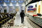 آیین سراسری جشن ازدواج ۸۸۸ نو عروس در حرم مطهر رضوی