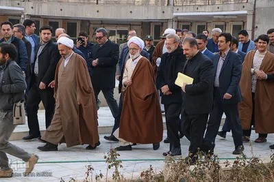 بازدید رئیس مجلس شورای اسلامی از حوزه علمیه خاتم‌الانبیاء(ص) استان مرکزی