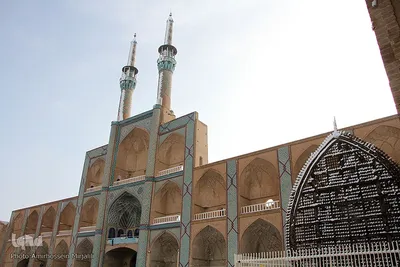 اولین برف زمستانی در یزد