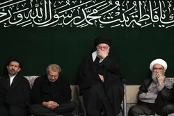 Xanım Zəhranın (s.ə) şəhadət axşamı, İmam Xomeyni (r.ə.) adına hüseyniyyədə əzadarlıq (FOTO)