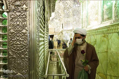 مراسم عمامه گذاری طلاب در اعیاد شعبانیه‎‎
