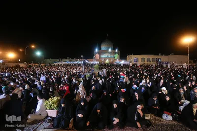 مراسم «شب وداع» با ماه مبارک رمضان در قزوین