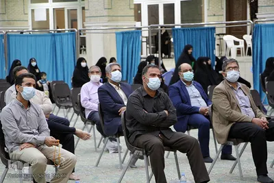 مراسم سالگرد ارتحال آیت الله محمد ابراهیم اعرافی امام جمعه فقید میبد‎‎