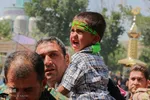 تشییع پیکر شهید علی‌اکبر معصومی‌نژاد در اراک/عکاس:طاها نظیری
