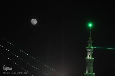 چراغانی مسجد جمکران در آستانه نیمه شعبان