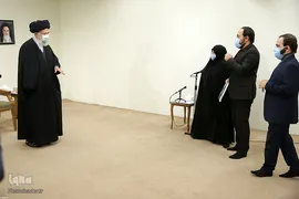 دیدار خانواده شهید فخری‌زاده با رهبر انقلاب