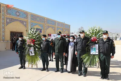 تشییع دو شهید نیروی انتظامی در شیراز