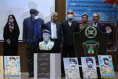 تجلیل از فرماندهان دوران دفاع مقدس تیپ۵۵هوابرد شیراز‎‎