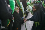 گلباران حرم شاهچراغ در شب ولادت امام رضا( ع‎‎)
