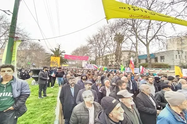 راهپیمایی جشن پیروزی انقلاب اسلامی در مرکز استان مازندران