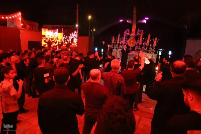 عزاداری شب اربعین در موکب انصارالمهدی(عج) شهرک سعدی شیراز