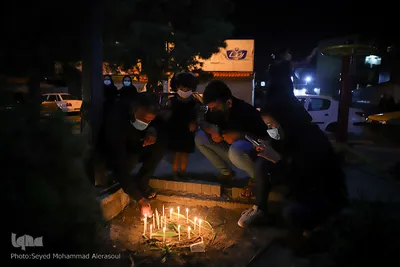 مراسم شام غریبان در شهرک شهید بهشتی - مشهد
