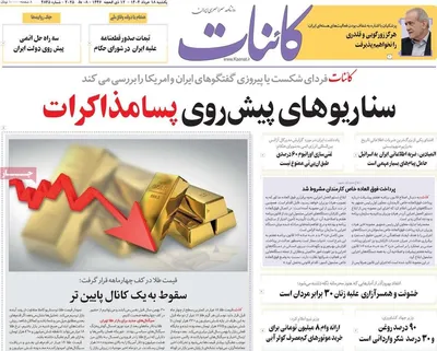 صفحه نخست روزنامه‌های یکشنبه ۱۸ خرداد ۱۴۰۴