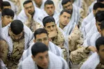 دیدار جمعی از سربازان سپاه انصارالرضا(ع) خراسان جنوبی با آیت‌الله عبادی