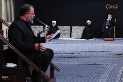 دومین شب عزاداری شهادت حضرت فاطمه(س) با حضور رهبر معظم انقلاب