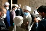 بازدید آیت الله صفایی بوشهری از روستای خورشهاب و بررسی مشکلات این روستا