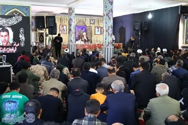 نخستین سالگرد شهادت  شهید مدافع وطن  «وجیهه الله آذرنگ» در روستای کارمزد سوادکوه