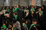 فیلم | آیین شیرخوارگان حسینی در حرم رضوی