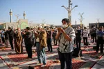 نماز عید فطر در حرم مطهر رضوی
