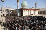مراسم تشییع پیکر مطهر شهدای امنیت در شیراز‎‎