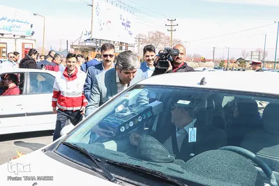 آیین استقبال از مسافران نوروزی در اراک