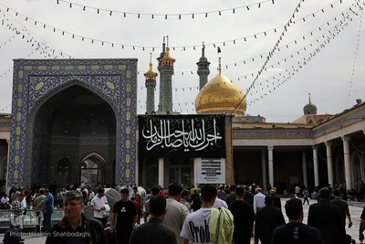 تحویل سال جدید در حرم حضرت معصومه(س)