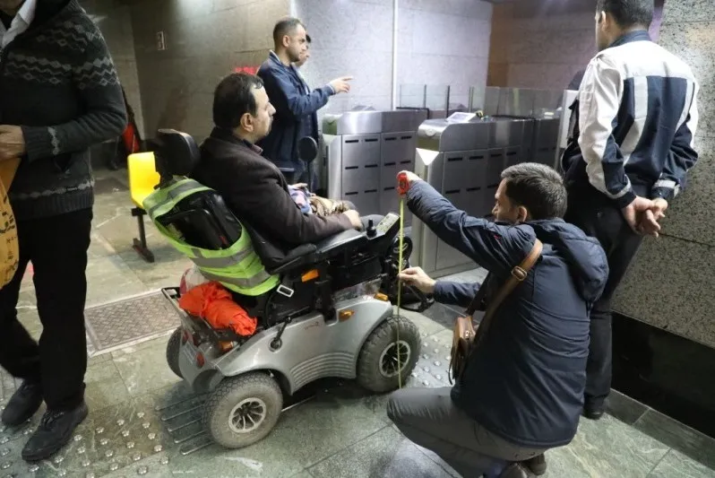 دسترسی معلولان به ایستگاه‌های مترو مناسب‌تر شد
