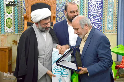 مراسم تجلیل از محمدعلی دهدشتی پیشکسوت قرآنی در قم
