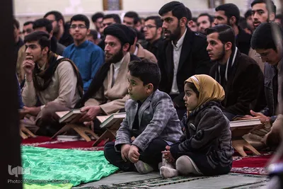 محفل انس با قرآن طلاب در مسجد امام خمینی(ره) اهواز 