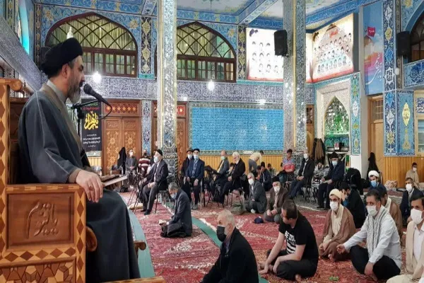 مراسم معنوی اعتکاف در مسجد جامع اردبیل 