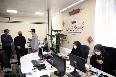 بازدید استاد مسعود نجابتی، خوشنویس و گرافیست از ایکنا