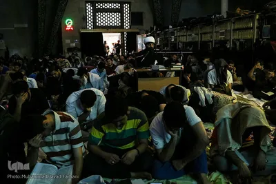 مراسم اعتکاف دانشجویی در دانشگاه تهران
