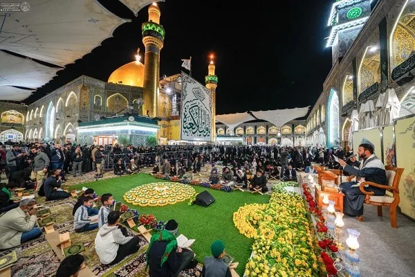 العتبة العلوية تقيم محفلاً قرآنياً ضمن فعاليات أسبوع وليد الكعبة + صور