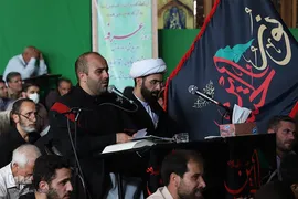 مراسم قرائت دعای پرفیض عرفه در امام زاده سید حمزه (ع) تبریز