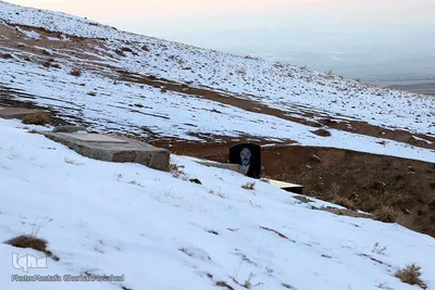 برف و یخبندان روستای «کردلر» در اهر