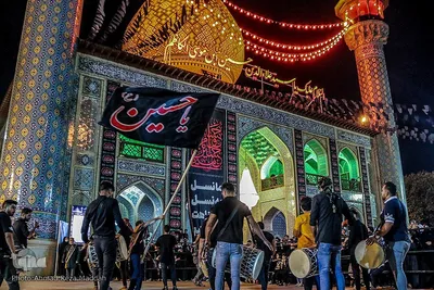 حسینیه ایران؛ مراسم عزاداری شب عاشورای حسینی در سیدعلاءالدین حسین(ع)‎‎
