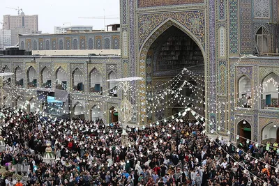 تحویل سال ۱۴۰۳ در حرم امام رضا(ع)