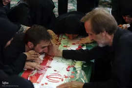 مراسم تشییع و خاکسپاری حافظ قرآن پاسدار شهید احسان ذاکری