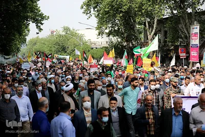 راهپیمایی روز قدس در گرگان