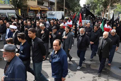 مراسم جاماندگان اربعین حسینی در اهر
