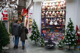 حال‌ و هوای کریسمس در تهران