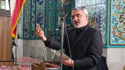 اقامه نماز جمعه بخش نیاسر شهرستان کاشان
