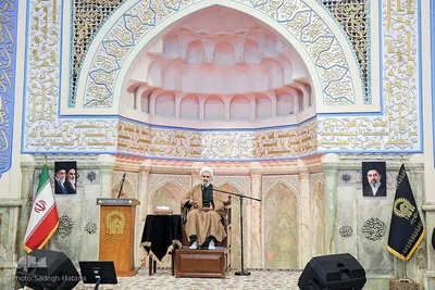 مراسم چهلم رهبر شهید انقلاب در حرم امام رضا (ع)