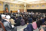 عزاداری دانشگاهیان دانشگاه‌ تبریز در سوگ شهادت رئیس جمهور و هیئت همراه ایشان‎