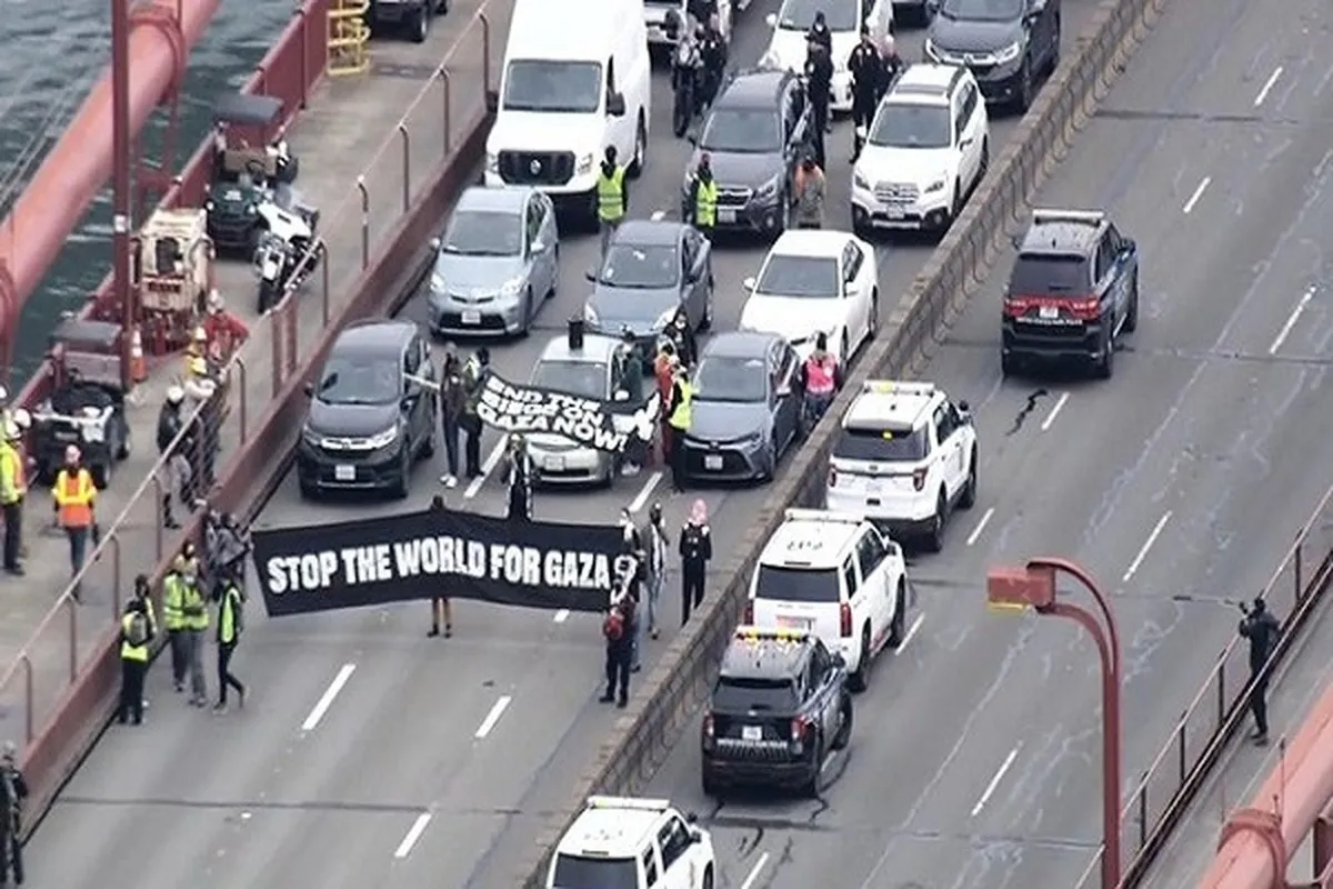 San Francisco’s Golden Gate Bridge Shut Down in Support of Gaza (+Video)