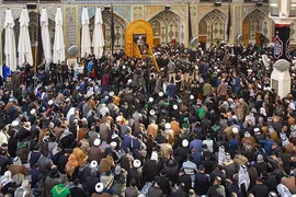 عزاداری شهادت حضرت زهرا(س) در آستان علوی و حسینی
