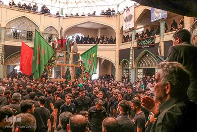 مراسم نخل‌برداری در حسینیه نظر کرده یزد‎